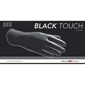 Latexhandschuhe Black Touch, schwarz 