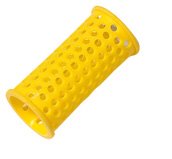 FW-Wickler 30mm konisch lang 10er Btl gelb Flachwellwickler Flat wave curlers, 30 mm yellow ( bag of 10) Ø 30 mm | lang (6,5 cm)