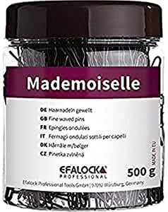 Haarnadeln Mademoiselle, gewellt, 65mm, braun, 500 g 